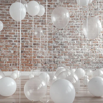 10inch 12inch skaidrios baltos spalvos lateksiniai balionai romantiška vestuvių plūduriuojantis helio balionas gimtadienio pasiūlymas scenos dekoracija