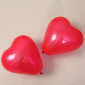 10pc Rožinė Raudona Balta Širdies lateksiniai balionai meilė širdies Pripučiami oro helio balionas Gimtadienis, Vestuvės, Valentino Diena dekoro supplie