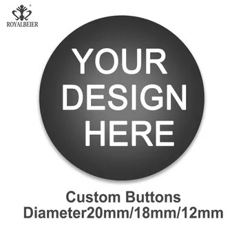 10vnt Custom Naujas Stiklas Snap Mygtuką Siųsti Savo Nuotraukas į Custom Žavesio dėl Snap 12/18/20mm Stiklo Snap Mygtukų, Juvelyriniai dirbiniai Didmeninė