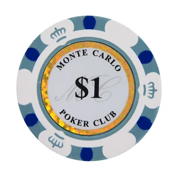 10vnt/daug Molio Pokerio Žetonų Kazino Monetų 40mm 14g Molio Monetos Pokerio Žetonų Pramogų Dolerio Monetos Dropshipping