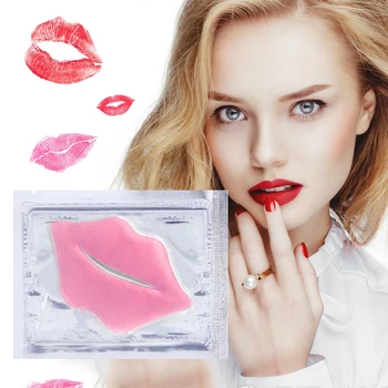 10vnt Grožio Super Lūpų Nekaunīgi Rožinė Kristalų Kolageno Lūpų Kaukė Pleistrai Drėgmės Esmė Raukšlių Draudimo korėjos Kosmetika Odos Priežiūrai