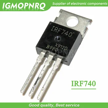 10vnt IRF740 IRF740PBF 400V 10 Amp MOSFET N-Chan TO-220 naujas originalus