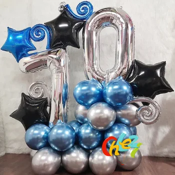 10vnt kurly spiralinės Bangos Folija balionas Gimtadienis, vestuvės modeliavimo apdailos Prekių balionai vaikams žaislas Kreivė Oro Kamuolys Globos
