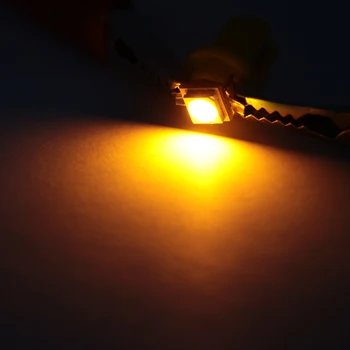 10vnt LED Šviesos Automobilio Vėžės ataka Lemputė, prietaisų Skydelio Šviesos Pleištas Interjero Lempos B8.5D 509T B8.5 5050 Led 1 SMD T5 Lempos