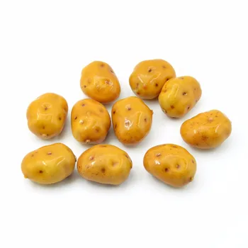 10vnt Mini bulvių Putų Dirbtinis, Netikras Vaisių, Daržovių Namų Vestuvių Dekoravimas Pažinimo Žaislas Rekvizitai Valgomojo Stalo Apdailos