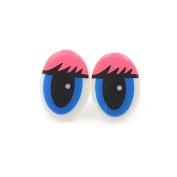 10vnt Nauji 2018 lėlės akys animacinių filmų saugos akis, nosį už lėlės, žaislai Vienintelis Už Meškiukas Kimštiniai Žaislai, Snap Gyvūnų Lėlių Lėlės Amatų