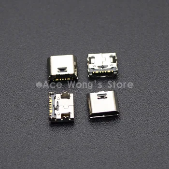 10vnt Nauji 7pin Mini Micro USB Įkrovimo Jungtis Prijunkite Dock Lizdas Uosto Samsung i9082 i9080 i879 i8552 i869