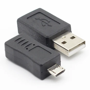 10vnt OTG 5pin F/M Mini Adapteris Keitiklis Keitiklis USB Vyrų ir Moterų Micro USB Adapter USB Mini,