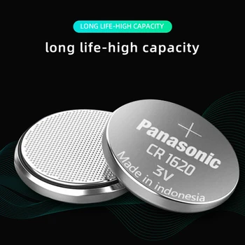 10VNT Panasonic originalus CR1620 mygtuką baterijos cr1620 ECR1620 GPCR1620 3v ličio baterija širdies ritmo reguliatoriaus masto kovos