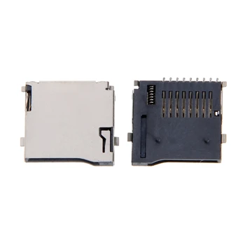 10VNT Push-Push Tipo TF Mikro SD Kortelės Lizdo Adapteris, Automatinė, PCB Jungtis