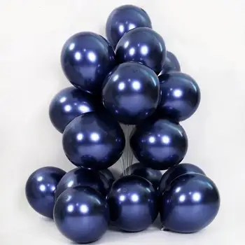 10vnt Rašalo mėlyna balionas lumious juoda latekso balionas, gimtadienis, vestuvės dekoro dvigubo sluoksnio 