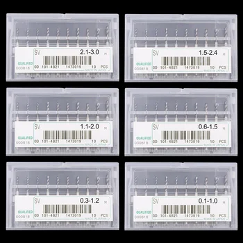 10vnt/Set aukštos kokybės Kieto Lydinio PCB Spausdinimo plokštės Karbido Micro Grąžtai Priemonė 1.1 - 2mm
