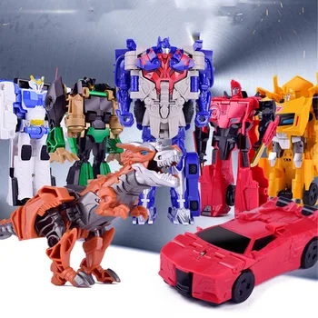 12cm Transformacijos Robotas Automobilių, Sunkvežimių figūrėlių, Žaislai Berniukams, Mini Deformacijos Dinozaurų Modelis Žaislas Vaikams Kalėdų Dovanos