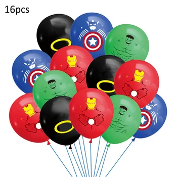 12inch Marvel Super Hero Hulk Lateksiniai Balionai Geležies Kapitonas Amerika Vaikams Gimtadienio Dekoravimo, Kūdikių Dušas, oro Balionai