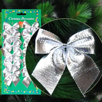 12pcs Mažas Lankas Kalėdų Medžio Apdaila Kalėdų Ornamentu Lankas Šalies Šeimos Vestuvių Dekoravimo, Dovanų Lankas 