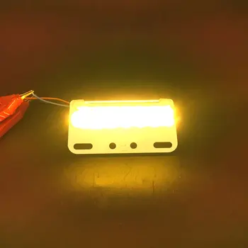 12V 24V COB Automobilių, sunkvežimių Žibintai Posūkio Lempa Balta Geltona Raudona Žalia Mėlyna LED Lemputė Automobilių Apdailos Signalas Žibintų Krovininių automobilių Šviesos