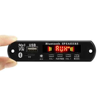 12V Bluetooth5.0 MP3 Dekodavimo Valdybos Modulis Belaidis Automobilinis USB MP3 Grotuvas TF Kortelės Lizdas / USB / FM / Nuotolinio Dekodavimo Valdybos Modulis