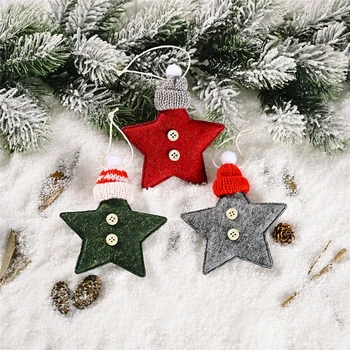 13*10cm Žvaigždė Kalėdų Medžio Apdaila Karolius, Kabantys Papuošalai Amatininkų Dovanas Kalėdų Naujųjų Metų Šaliai Vestuvių Namų Dekoro 63074