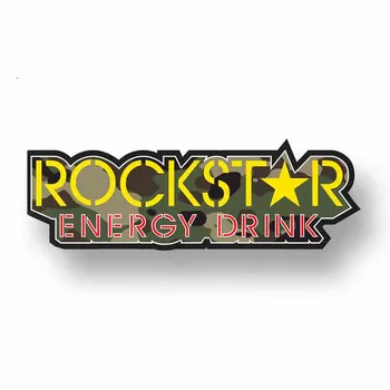 13cm x 4.4 cm Rockstar Energy Drink Logotipą, Automobilių Lipdukai, Vinilo JDM Bamperis Kamieno Grafika, Bamperio priekinio, galinio Stiklo Langai