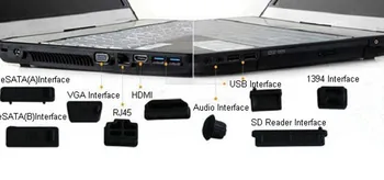 13Pcs Universali Silikoninė USB HDMI Uosto apsaugos nuo Dulkių Kištuko Dangtelis Nešiojamas kompiuteris Notebook