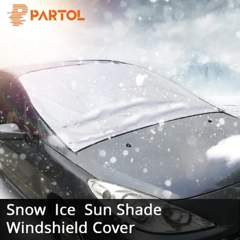 150x70 Universalus Automobilio Priekinio Stiklo Dangtis Auto skėtį nuo saulės, Sniego Ledo apsauginis Dangtis Žiema Vasara 190 x 120cm prekinis, galinis Stiklo Skydas