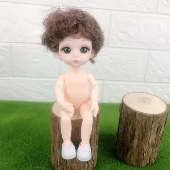 16cm 1/12 Mini BJD Doll 13 Kilnojamojo Sujungta Nuogo Kūno Berniukas Lėlės vaiko Dovana 