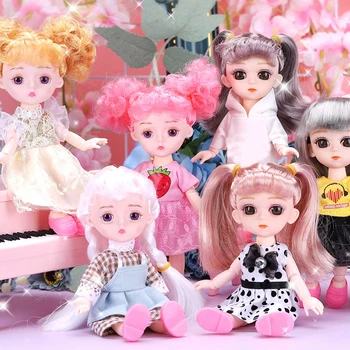 16cm Bjd Doll 13 Kilnojamojo Sąnarių Mergaitės Žaislas Drabužiai, Avalynė Vaikams, Žaislai Mergaitėms, Vaikams, Gimtadienio Dovana