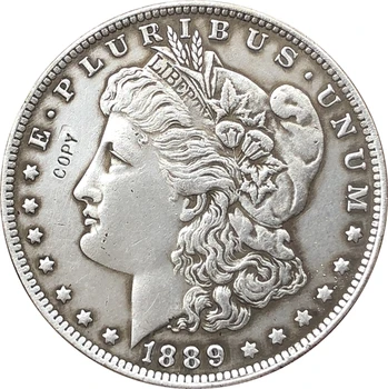 1889-CC JAV Morgan Doleris monetos KOPIJA