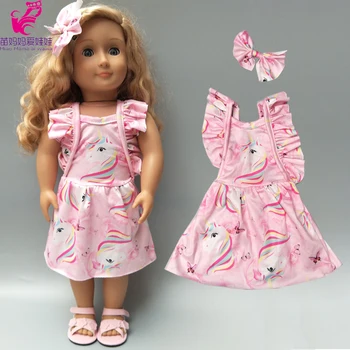 18inch amerikos lėlės china rausva nėrinių suknelė su laivapriekio naujas gimęs kūdikis lėlės drabužiai dėvėti out
