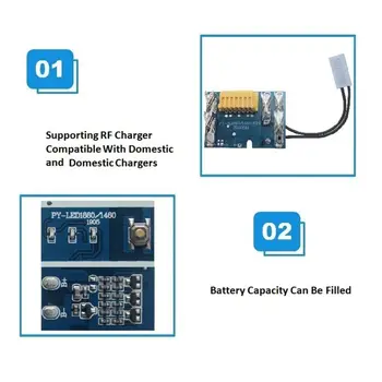 18V Baterija Chip PCB Lenta Pakeisti Makita BL1830 BL1840 BL1850 BL1860 4XFD