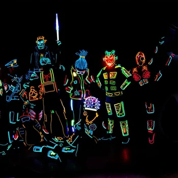 1M/2M/3M/5M/10M Neoninės Šviesos Šokių Grupė Dekoras, Šviesos Neonas LED Lanksti lempa EL Lynas Vamzdelis Vandeniui LED Juostos