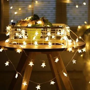 1M/3M/6M/10M Girlianda LED Star String Žibintai Kalėdinė Girlianda LED Žibintai, Dekoravimas, Vestuvių Šventės atributas Naujųjų Metų Šviesos