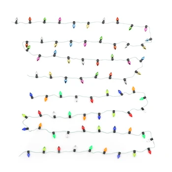 1m Bauda Lėlių Miniatiūra Styginių multi-spalvoto plastiko Kalėdų žiburiai Naują Atvykimo