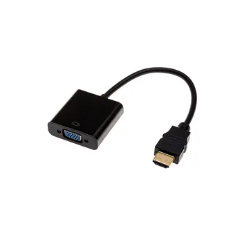 1PC 1080P HDMI suderinamus į VGA Adapteris Skaitmeninio-Analoginio Keitiklio Kabelį Skirtą Xbox PS4 PC Nešiojamas TV Box prie Projektoriaus Displayer