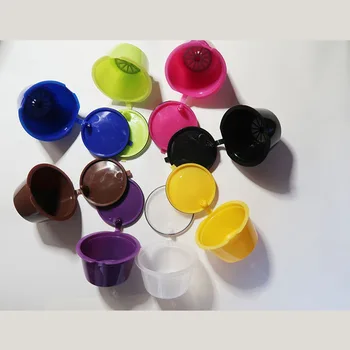 1pc 11 spalvų Plastiko Daugkartiniai Kavos Kapsulė Taurės 200 Kartų Daugkartinio naudojimo Suderinama Nescafe Dolce Gusto Filtras Krepšiai Kapsulės