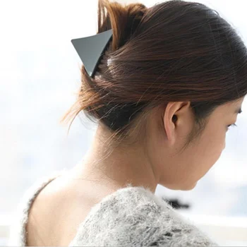 1PC 2019 Naują Atvykimo korėjos Mados Dizaino Moterų Plaukų Letena vientisos Spalvos Plaukų Krabų Retro Aikštėje Šveitimas Plaukų Clips