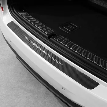1pc automobilių kamieno dekoratyviniai apsauginiai lipdukai Bamperio apdaila modifikacija sportage 3 4 2016- 2020 priedai
