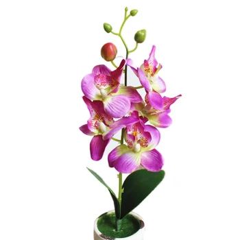 1Pc Dirbtinių Gėlių Drugelis Orchidėjų Sodas 