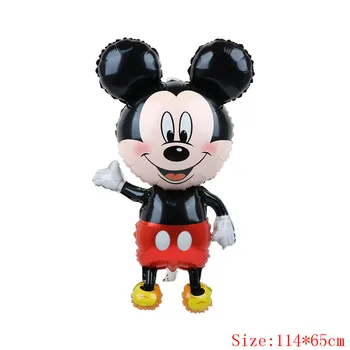 1pc Disney Mickey Minnie Mouse Šalies Balionai Mickey Mouse Balionas Baby Shower Gimtadienio Dekoracijos Vaikams Klasikinis Žaislai Dovana