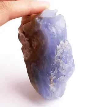 1PC Gamtos Mėlyna Chalcedony Žalio Akmens Azurlite Rough Stone Rock Akmuo, Mineralinis Egzempliorių Akvariumas Namų Puošybai