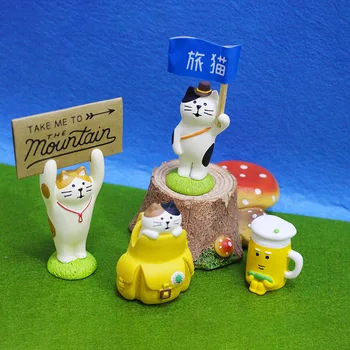 1PC Japonijos Karšto Pardavimo Miniatiūriniai Kawaii Gyvūnų Maisto Figūrėlės 