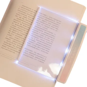 1pc Kūrybos Plokštieji LED Knygą Šviesos Nešiojamų Lempa Skydelyje LED Stalinės Lempos, Moksleiviams, Vaikams, Kanceliarinės Reikmenys
