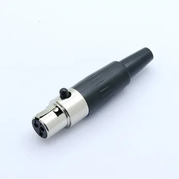 1pc Mini XLR 3 4 5 Pin Female Kištuko Mažas XLR Garso ir Mikrofono Jungtis, MIC, skirtas laidams Lituoti Tiesiai
