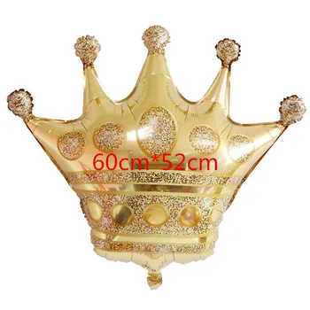 1pc Naujas rose gold Crown folija balionai Princess crown Baby Shower gimtadienio dekoracijas vaikų globos staigmena