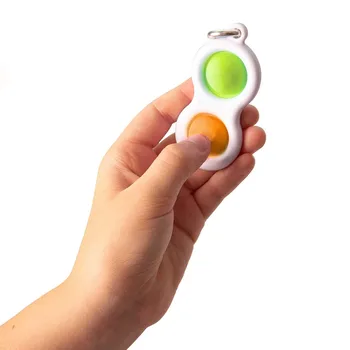 1pc Paspauskite Silikono Fidget stresas Žaislai Paprasta Dimple fidget žaislas Streso pagalbos Ranką Išskleidimo Žaislus Vaikams, Suaugusieji, Home Office