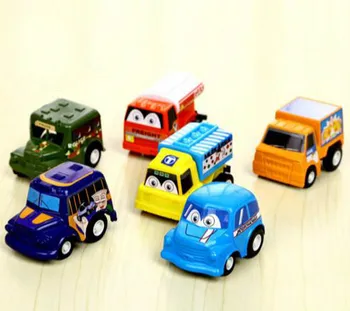 1PC Traukti Atgal, Automobilių Žaislai Automobilių Vaikai Lenktynių Automobilių Baby Mini Automobilių Animacinių filmų Traukti Atgal, Autobusų, Sunkvežimių Vaikams Žaislai Vaikams Berniukas Dovanos WYQ