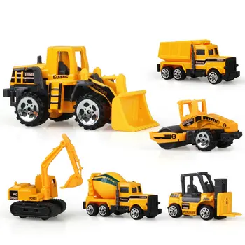 1pc Vaikams, Žaislų, Dovanų Inžinerijos Transporto priemonės, Traktoriaus Buldozeris Statybos Automobilio, Sunkvežimio Modelis