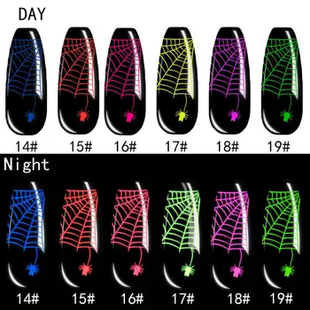 1PC voratinklyje Gelio Šviesos Nagų Dailės Gelio lenkijos Viela, Piešimo, Tapybos, UV LED Gelis 