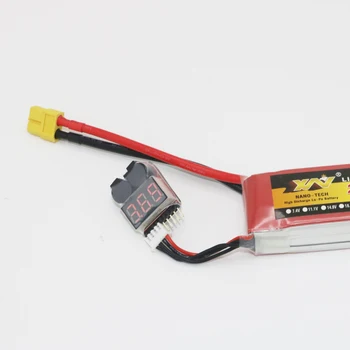 1pcs 1-8S LED Lipo Įtampos Indikatorius Tikrinimo Testeris Žemos Įtampos Buzzer Alarm