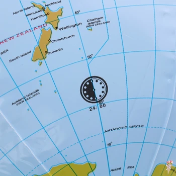 1pcs 30cm Pripučiami Pasaulyje, Pasaulio Žemės Vandenynų Žemėlapyje Kamuolys Geografijos Mokymosi Švietimo Paplūdimio Kamuolys Vaikams Žaislas